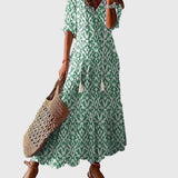 Amália | Boho Vintage Nyári Maxi Ruha