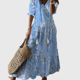 Amália | Boho Vintage Nyári Maxi Ruha