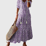 Amália | Boho Vintage Nyári Maxi Ruha