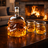 Whisky Üveg - Üveg és Poharak Készlet