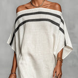 Aveline | Off-Shoulder Maxi Ruha – Batwing Ujjakkal