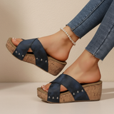 Oakley – Boho Wedge Szandál